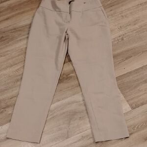 LOFT Women's Beige Straight Leg Pants